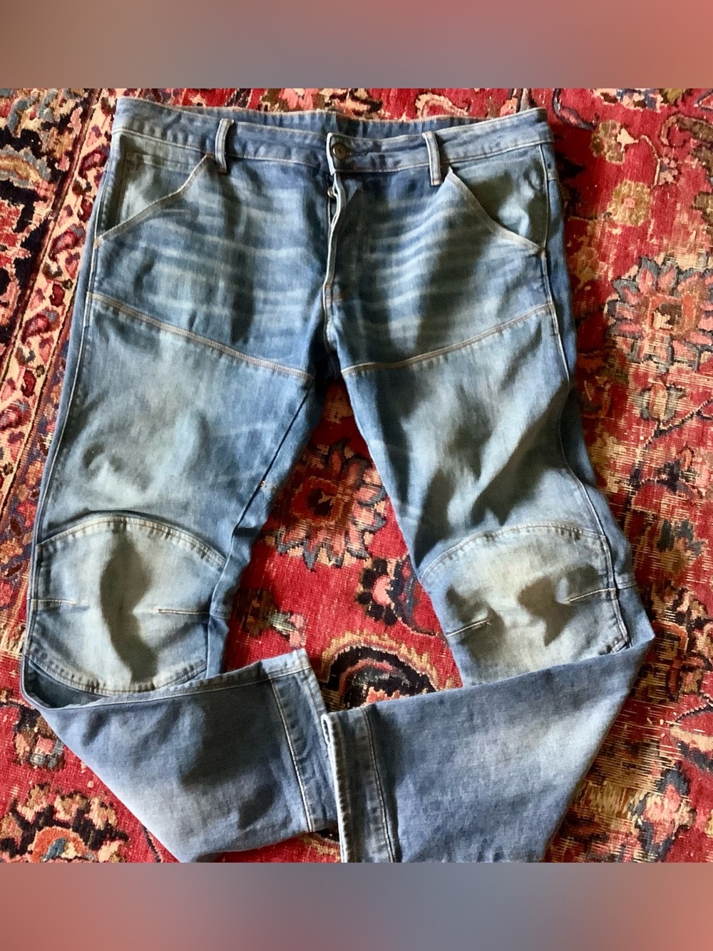 G-Star Elwood 5620 3D Double Knee Slim Denim Jean - Men's Size 38x30